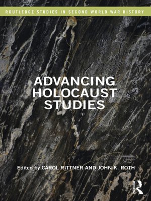 cover image of Advancing Holocaust Studies